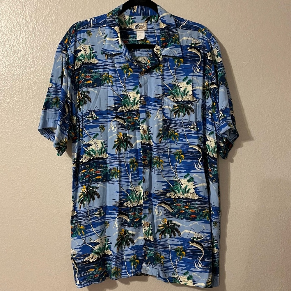 Vintage Cherokee Hawaiian Vacation Dad Oversized Shirt